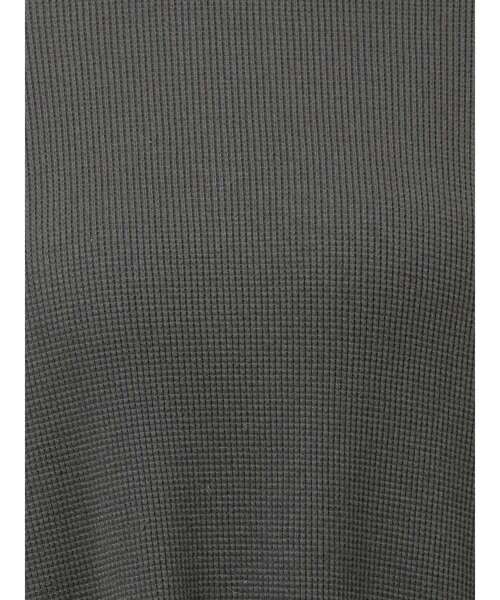 Ungrid(アングリッド)の「ルーズシルエットワッフルロングスリーブTee(Tシャツ/カットソー・レディース・ライトグレー/チャコールグレー/ブラウン/レッド・FREE)」の16枚目の写真