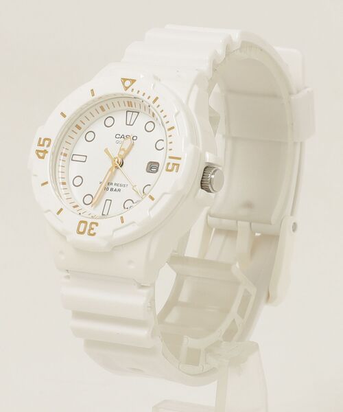 CASIO(カシオ)の「【RE】【CASIO(カシオ)】ダイバーアナログ ミニ 腕時計(アナログ腕時計・レディース・ブラック/ゴールド/ホワイト・FREE)」の3枚目の写真