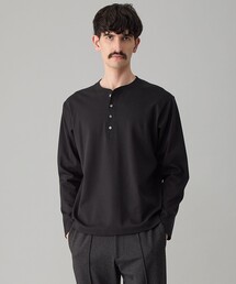 3シーズンスウェット ヘンリーネックTEE