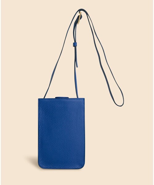 BROOKS BROTHERS(ブルックスブラザーズ)の「カウレザー スクエア ミニクロスボディバッグ(ショルダーバッグ・レディース・ブルー・ONE SIZE)」の2枚目の写真