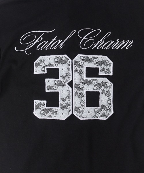 ENVYM(アンビー)の「レースナンバリング フーディー Tシャツ 【ドット】(Tシャツ/カットソー・レディース・ブラック/ホワイト/ブルー・FREE)」の18枚目の写真