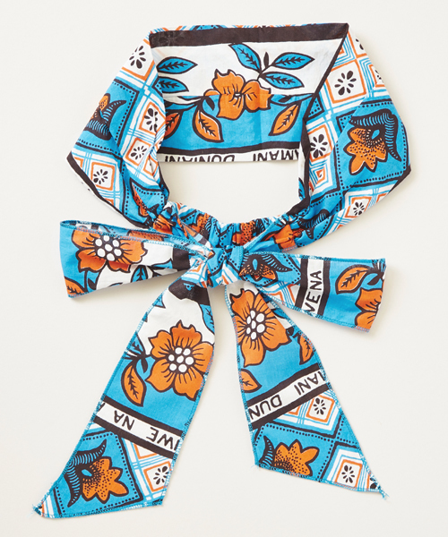 チャイハネ（チャイハネ）の「【チャイハネ】カンガリボンターバン / ヘアバンド（ヘアバンド・レディース・ネイビー/レッド/ターコイズブルー・FREE）」の3枚目の写真