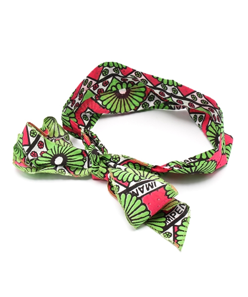 チャイハネ（チャイハネ）の「【チャイハネ】カンガリボンターバン / ヘアバンド（ヘアバンド・レディース・ネイビー/レッド/ターコイズブルー・FREE）」の4枚目の写真