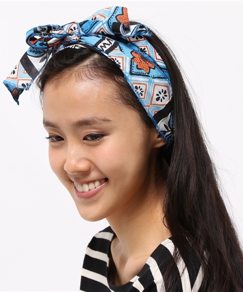 チャイハネ（チャイハネ）の「【チャイハネ】カンガリボンターバン / ヘアバンド（ヘアバンド・レディース・ネイビー/レッド/ターコイズブルー・FREE）」の13枚目の写真