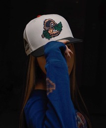 NEW ERA（ニューエラ）の「ニューエラ【NEW ERA】- ユージーン・エメラルズ キャップ【Eugene Emeralds USAT ALL STAR GAME 2014 59FIFTY STONE/BLACK 70954697】（キャップ）」