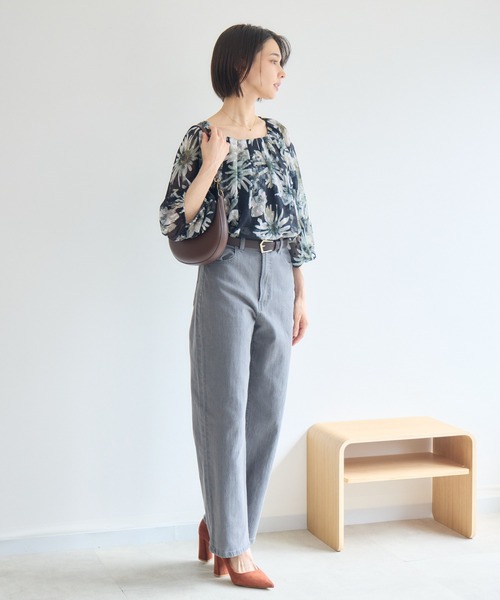 KATHARINE ROSS(キャサリンロス)の「チェスフラワープリントブラウス(シャツ/ブラウス・レディース・イエロー/ブラック・FREE)」の21枚目の写真