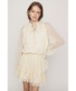 SLY（スライ）の「STAND TASSEL FRILL S/OP スタンドタッセルフリルショートワンピース 秋服 冬服（ワンピース・1）」