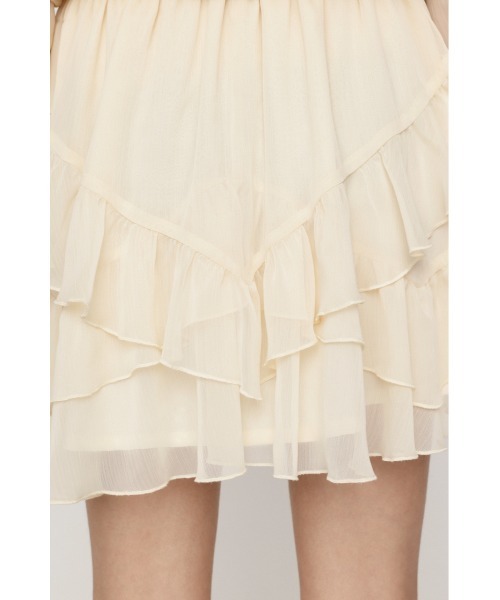 SLY(スライ)の「STAND TASSEL FRILL S/OP スタンドタッセルフリルショートワンピース 秋服 冬服(ワンピース・レディース・ブラック/アイボリー・1/2)」の15枚目の写真