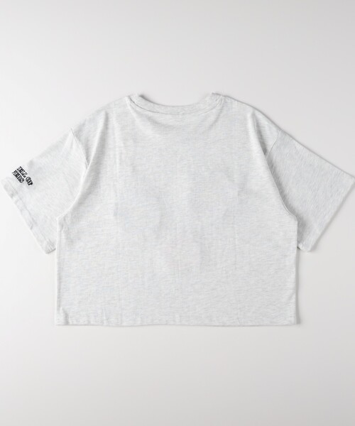 HONEYSUCKLE ROSE(ハニーサックルローズ)の「フラワー刺繍Tシャツ(Tシャツ/カットソー・レディース・ライトグレー/ダークグレー/オフホワイト・04/05)」の12枚目の写真