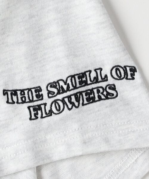 HONEYSUCKLE ROSE(ハニーサックルローズ)の「フラワー刺繍Tシャツ(Tシャツ/カットソー・レディース・ライトグレー/ダークグレー/オフホワイト・04/05)」の14枚目の写真