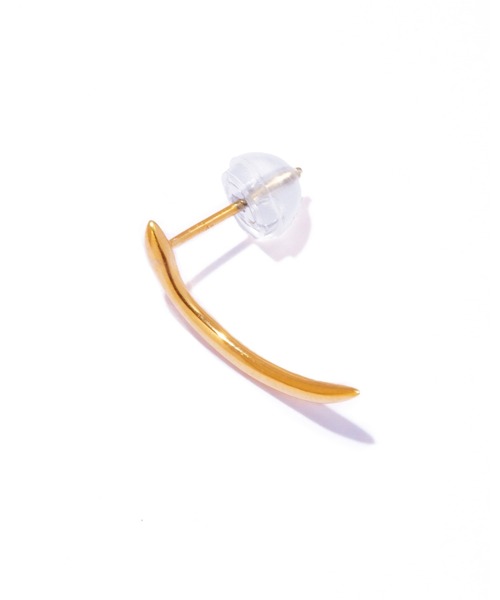les bonbon(ルボンボン)の「【les bonbon】arc pierce/アーク ピアス 蛇 シルバー ゴールド(ピアス(両耳用)・レディース・ゴールド/シルバー・FREE)」の4枚目の写真