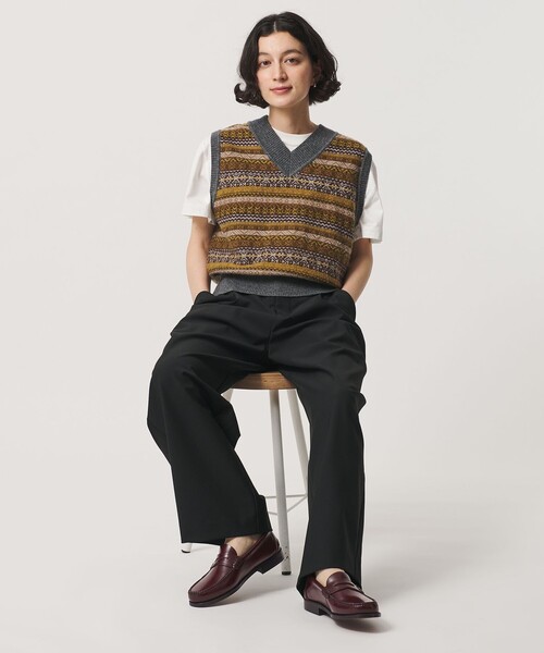ARTESANOS(アルテサノス)の「【別注】<ARTESANOS>レザー ベーシック ローファー(ローファー・レディース・ブラック/ワイン・36/39/37/38)」の9枚目の写真