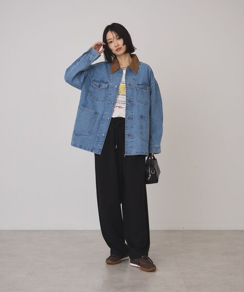 AMERICAN HOLIC(アメリカンホリック)の「シアープリントロンT(Tシャツ/カットソー・レディース・ネイビー/オフホワイト/ホワイト系その他・FREE)」の15枚目の写真