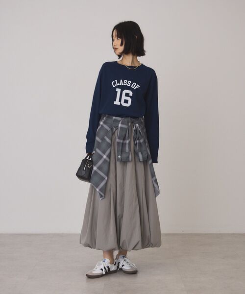 AMERICAN HOLIC(アメリカンホリック)の「シアープリントロンT(Tシャツ/カットソー・レディース・ネイビー/オフホワイト/ホワイト系その他・FREE)」の20枚目の写真