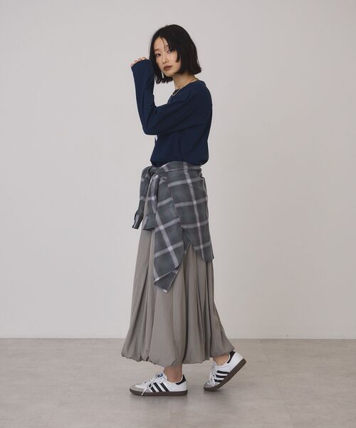 AMERICAN HOLIC(アメリカンホリック)の「シアープリントロンT(Tシャツ/カットソー・レディース・ネイビー/オフホワイト/ホワイト系その他・FREE)」の21枚目の写真