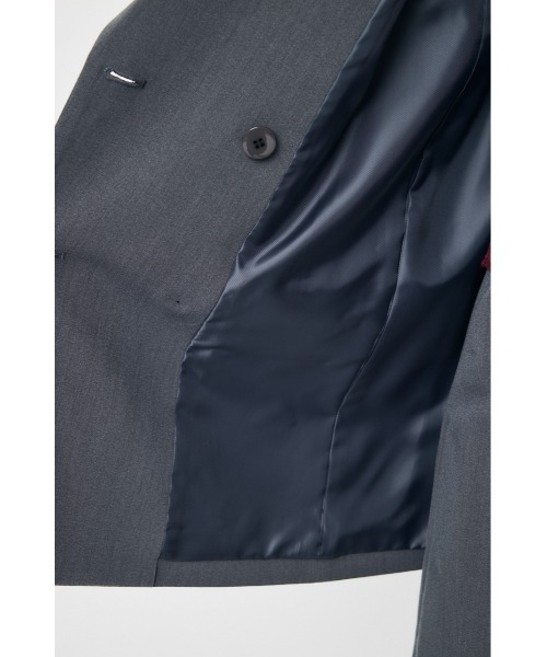 MOUSSY(マウジー)の「【26年AW新作】【セットアップ対応】DOUBLE BREASTED ジャケット(その他アウター・レディース・グレー/ダークネイビー/ブラウン・1/2)」の16枚目の写真