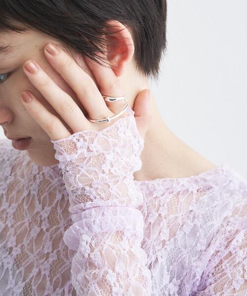 Soierie(ソワリー)の「soierie|Neo coil ear cuff(イヤリング・レディース・シルバー・00)」の4枚目の写真