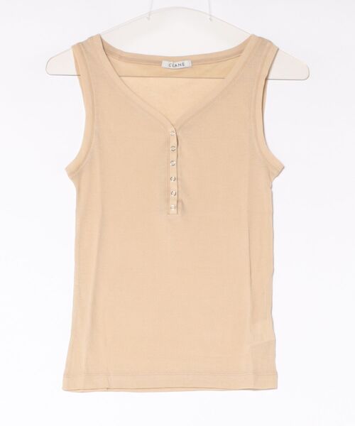 CLANE(クラネ)の「CLANE/クラネ/CURVED NECK LAYERED SET(Tシャツ/カットソー・レディース・ピンク/ホワイト/ブラック・1)」の5枚目の写真