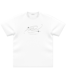 ユニバースギャラクシーハーフTシャツ(ホワイト)
