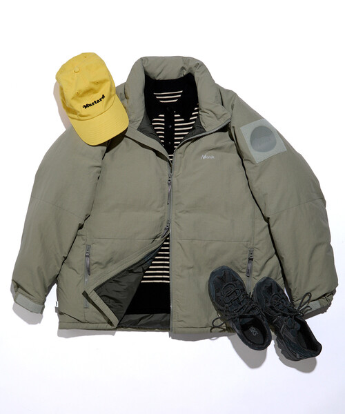 FREAK'S STORE(フリークスストア)の「NANGA × FREAK'S STORE/ナンガ 別注 DOWN JACKET WOMEN’S/ダウンジャケット ウィメンズ(ダウンジャケット/コート・レディース・ブラック/グレー/オリーブ/ブラウン・フリ-)」の2枚目の写真