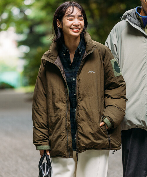 FREAK'S STORE(フリークスストア)の「NANGA × FREAK'S STORE/ナンガ 別注 DOWN JACKET WOMEN’S/ダウンジャケット ウィメンズ(ダウンジャケット/コート・レディース・ブラック/グレー/オリーブ/ブラウン・フリ-)」の8枚目の写真