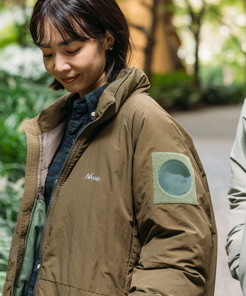 FREAK'S STORE(フリークスストア)の「NANGA × FREAK'S STORE/ナンガ 別注 DOWN JACKET WOMEN’S/ダウンジャケット ウィメンズ(ダウンジャケット/コート・レディース・ブラック/グレー/オリーブ/ブラウン・フリ-)」の11枚目の写真