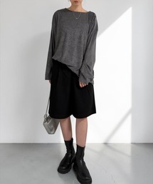 パイルロングスリーブTシャツ