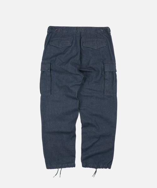 FRIZMWORKS（フリズムワークス）の「ARMY POCKET CARGO PANTS _ INDIGO DENIM（デニムパンツ・メンズ・その他・SMALL/MEDIUM/LARGE/X-LARGE）」の3枚目の写真