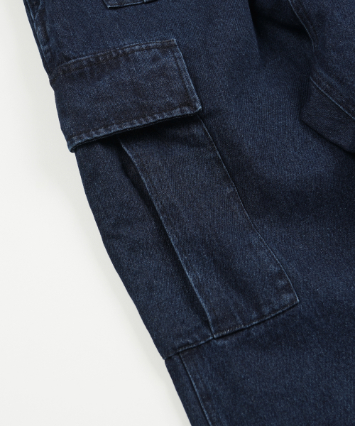 FRIZMWORKS（フリズムワークス）の「ARMY POCKET CARGO PANTS _ INDIGO DENIM（デニムパンツ・メンズ・その他・SMALL/MEDIUM/LARGE/X-LARGE）」の6枚目の写真