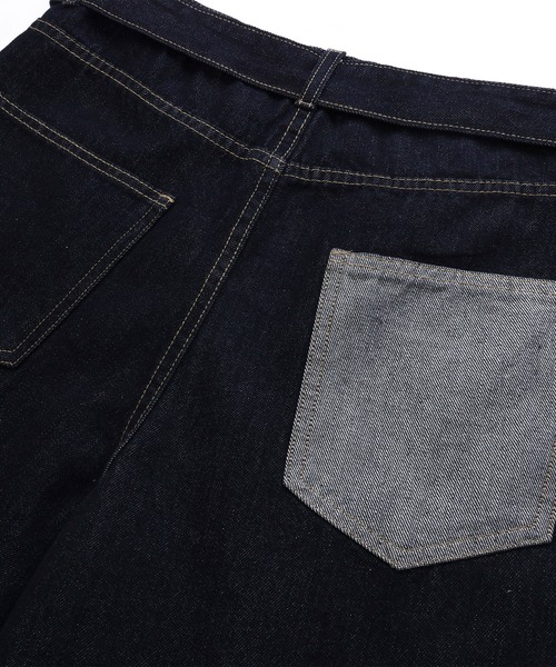 HOOK(フック)の「HOOK スターチャーム付きワイドカーブデニムパンツ(デニムパンツ・メンズ・ネイビー・S/M/L)」の17枚目の写真