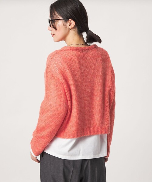 green label relaxing(グリーンレーベルリラクシング)の「【WEB限定】<at ease> ニット × Tシャツ セット(ニット/セーター・レディース・グレー/ピンク/コバルトブルー・FREE)」の16枚目の写真