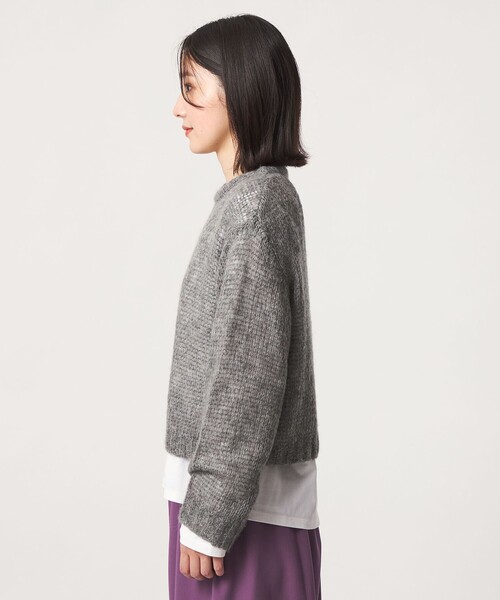 green label relaxing(グリーンレーベルリラクシング)の「【WEB限定】<at ease> ニット × Tシャツ セット(ニット/セーター・レディース・グレー/ピンク/コバルトブルー・FREE)」の11枚目の写真
