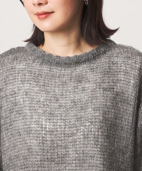 green label relaxing(グリーンレーベルリラクシング)の「【WEB限定】<at ease> ニット × Tシャツ セット(ニット/セーター・レディース・グレー/ピンク/コバルトブルー・FREE)」の13枚目の写真