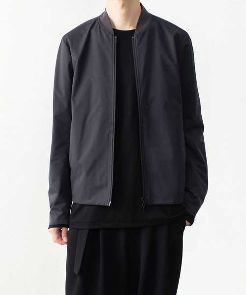 ATTACHMENT(アタッチメント)の「【LIMITED】ソロテックス ライトダブルクロス MA-1 / SOLOTEX LIGHT DOUBLE CLOTH MA-1(ミリタリージャケット・メンズ・ブラック/ダークグレー・1/2/3/4)」の1枚目の写真