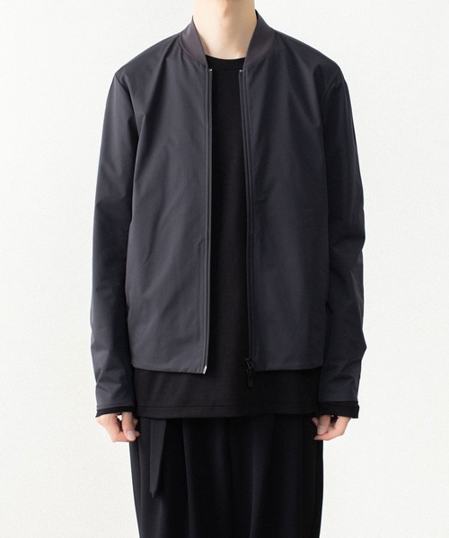 ATTACHMENT(アタッチメント)の「【LIMITED】ソロテックス ライトダブルクロス MA-1 / SOLOTEX LIGHT DOUBLE CLOTH MA-1(ミリタリージャケット・メンズ・ブラック/ダークグレー・1/2/3/4)」の3枚目の写真