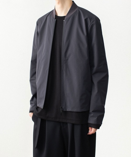 ATTACHMENT(アタッチメント)の「【LIMITED】ソロテックス ライトダブルクロス MA-1 / SOLOTEX LIGHT DOUBLE CLOTH MA-1(ミリタリージャケット・メンズ・ブラック/ダークグレー・1/2/3/4)」の4枚目の写真