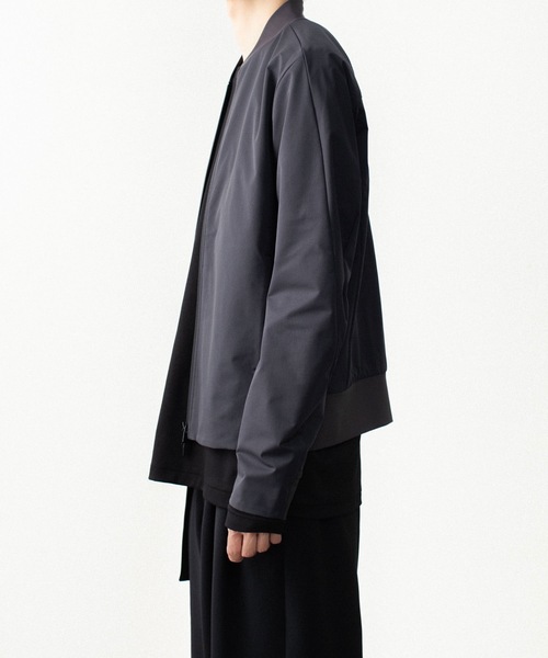 ATTACHMENT(アタッチメント)の「【LIMITED】ソロテックス ライトダブルクロス MA-1 / SOLOTEX LIGHT DOUBLE CLOTH MA-1(ミリタリージャケット・メンズ・ブラック/ダークグレー・1/2/3/4)」の5枚目の写真