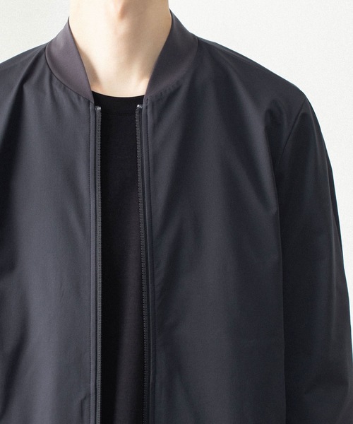 ATTACHMENT(アタッチメント)の「【LIMITED】ソロテックス ライトダブルクロス MA-1 / SOLOTEX LIGHT DOUBLE CLOTH MA-1(ミリタリージャケット・メンズ・ブラック/ダークグレー・1/2/3/4)」の8枚目の写真