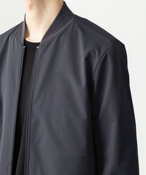 ATTACHMENT(アタッチメント)の「【LIMITED】ソロテックス ライトダブルクロス MA-1 / SOLOTEX LIGHT DOUBLE CLOTH MA-1(ミリタリージャケット・メンズ・ブラック/ダークグレー・1/2/3/4)」の9枚目の写真
