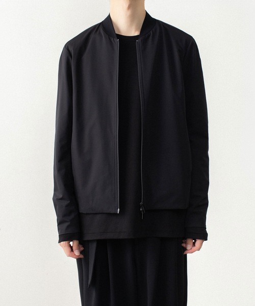 ATTACHMENT(アタッチメント)の「【LIMITED】ソロテックス ライトダブルクロス MA-1 / SOLOTEX LIGHT DOUBLE CLOTH MA-1(ミリタリージャケット・メンズ・ブラック/ダークグレー・1/2/3/4)」の15枚目の写真