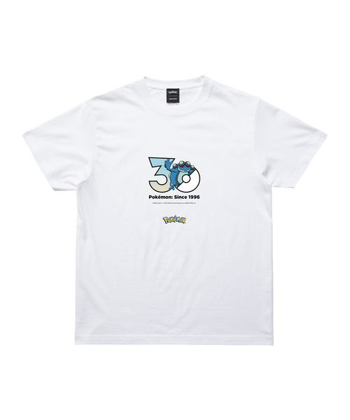 ZOZOSPOT(ゾゾスポット)の「Pokemon 30th Anniversary 1025 T-shirt 「ガマゲロゲ」(Tシャツ/カットソー・レディース・ホワイト・SMALL/MEDIUM/LARGE/X-LARGE/XX-LARGE/XXX-LARGE/100cm/110cm/120cm/130cm/140cm/150cm/160cm)」の1枚目の写真