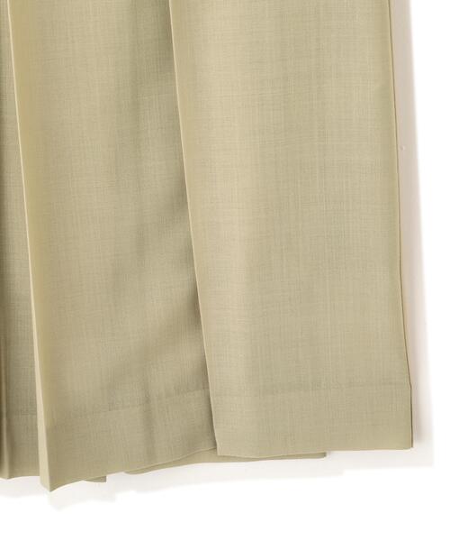 YLEVE(イレーヴ)の「YLEVE / 2/72 SUPER 100’s WOOL HIGH-TWIST VOILE SKIRT(スカート・レディース・ブラウン系その他2/ベージュ・1/0)」の3枚目の写真
