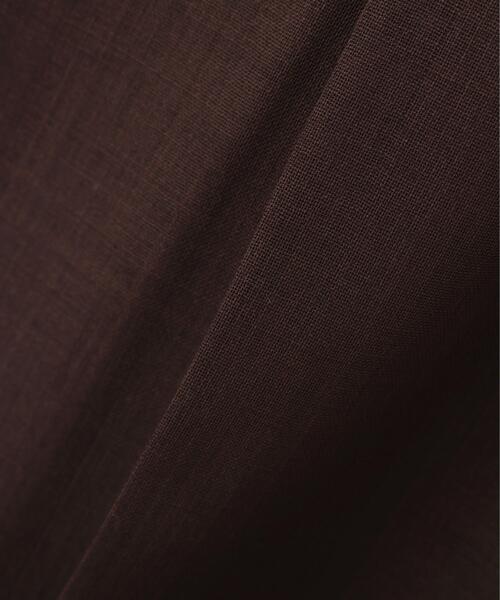 YLEVE(イレーヴ)の「YLEVE / 2/72 SUPER 100’s WOOL HIGH-TWIST VOILE SKIRT(スカート・レディース・ブラウン系その他2/ベージュ・1/0)」の13枚目の写真