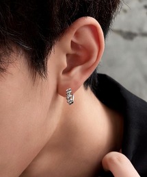 【466928】メンズデザインフープピアス(RZ)
