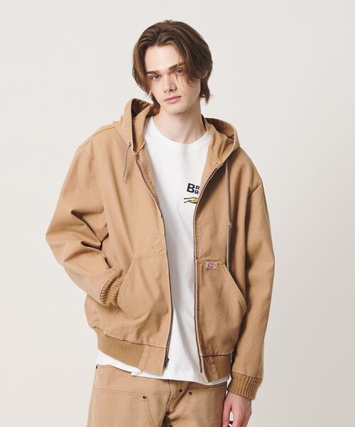 Dickies(ディッキーズ)の「<Dickies × CGS.>ダック フード ジャケット(その他アウター・メンズ・ベージュ/ブラック/ブラウン系・S/M/L/XL)」の1枚目の写真