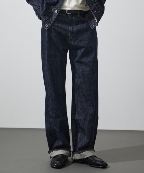 JAPAN BLUE JEANS(ジャパンブルージーンズ)の「【Japan Blue Jeans/ジャパンブルージーンズ】Selvedge Wide Jeans 14oz(デニムパンツ・メンズ・ダークインディゴブルー・30inch/34inch/32inch)」の1枚目の写真