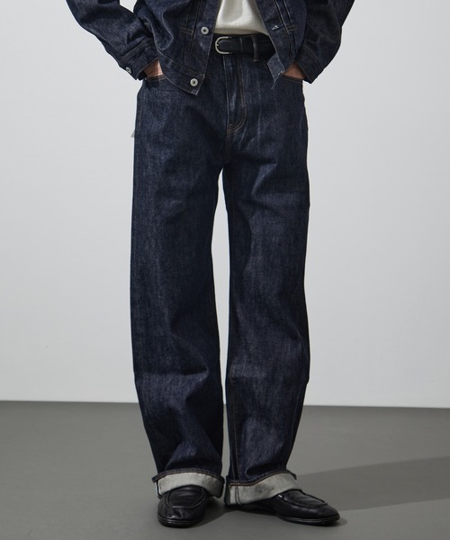 JAPAN BLUE JEANS(ジャパンブルージーンズ)の「【Japan Blue Jeans/ジャパンブルージーンズ】Selvedge Wide Jeans 14oz(デニムパンツ・メンズ・ダークインディゴブルー・30inch/34inch/32inch)」の2枚目の写真