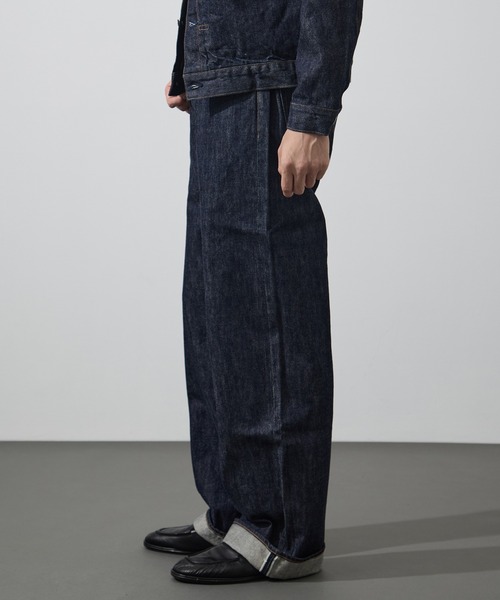 JAPAN BLUE JEANS(ジャパンブルージーンズ)の「【Japan Blue Jeans/ジャパンブルージーンズ】Selvedge Wide Jeans 14oz(デニムパンツ・メンズ・ダークインディゴブルー・30inch/34inch/32inch)」の3枚目の写真