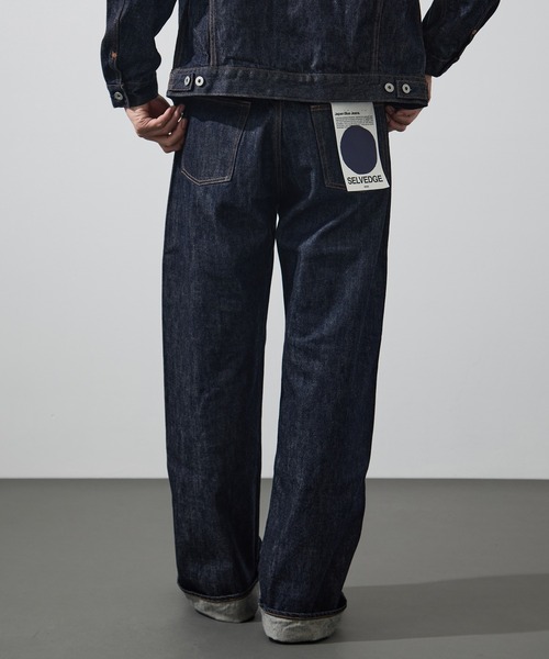 JAPAN BLUE JEANS(ジャパンブルージーンズ)の「【Japan Blue Jeans/ジャパンブルージーンズ】Selvedge Wide Jeans 14oz(デニムパンツ・メンズ・ダークインディゴブルー・30inch/34inch/32inch)」の4枚目の写真