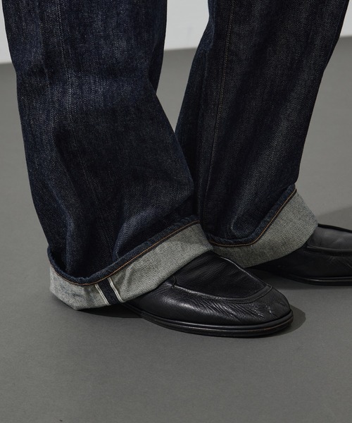 JAPAN BLUE JEANS(ジャパンブルージーンズ)の「【Japan Blue Jeans/ジャパンブルージーンズ】Selvedge Wide Jeans 14oz(デニムパンツ・メンズ・ダークインディゴブルー・30inch/34inch/32inch)」の5枚目の写真